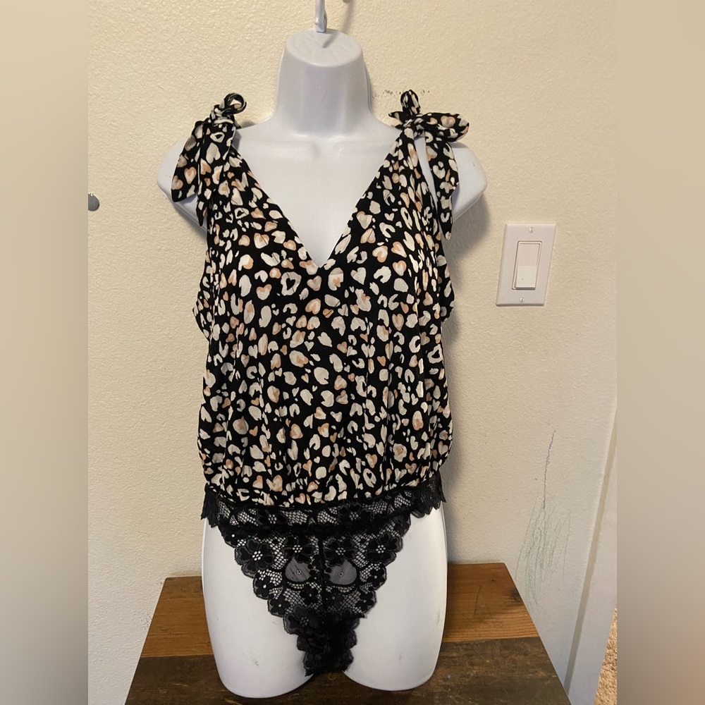 COPY - Free people bodysuit Animal Print Size M